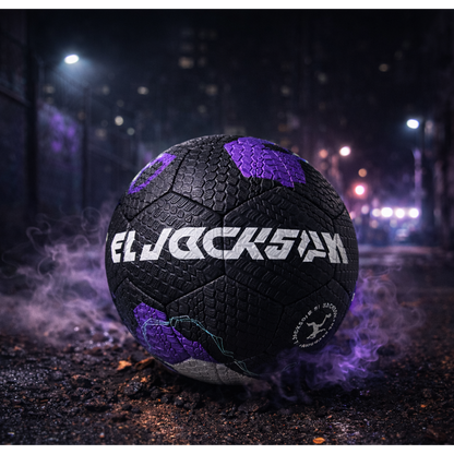 El Jackson Concrete Freestyle Football – Ultra Grip (Black Edition)