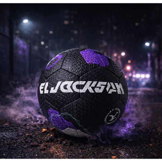 El Jackson Concrete Freestyle Football – Ultra Grip (Black Edition)