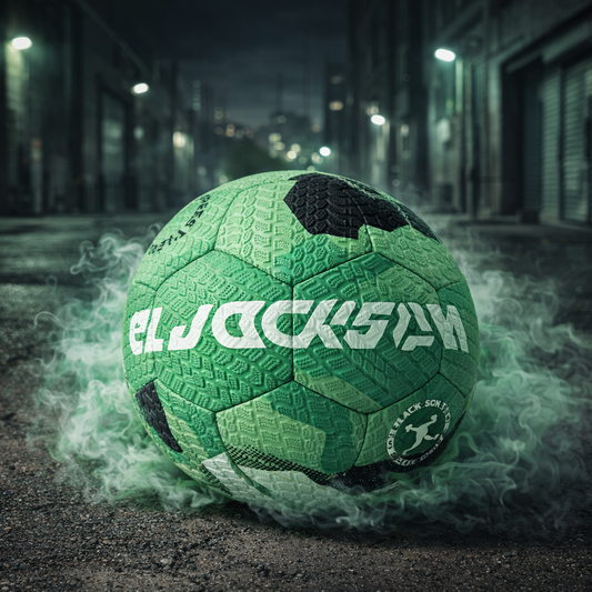 El Jackson Concrete Freestyle Football – Ultra Grip (Mint Green Edition)