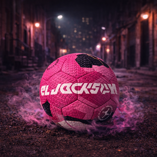 El Jackson Concrete Freestyle Football – Ultra Grip (Pink Edition)